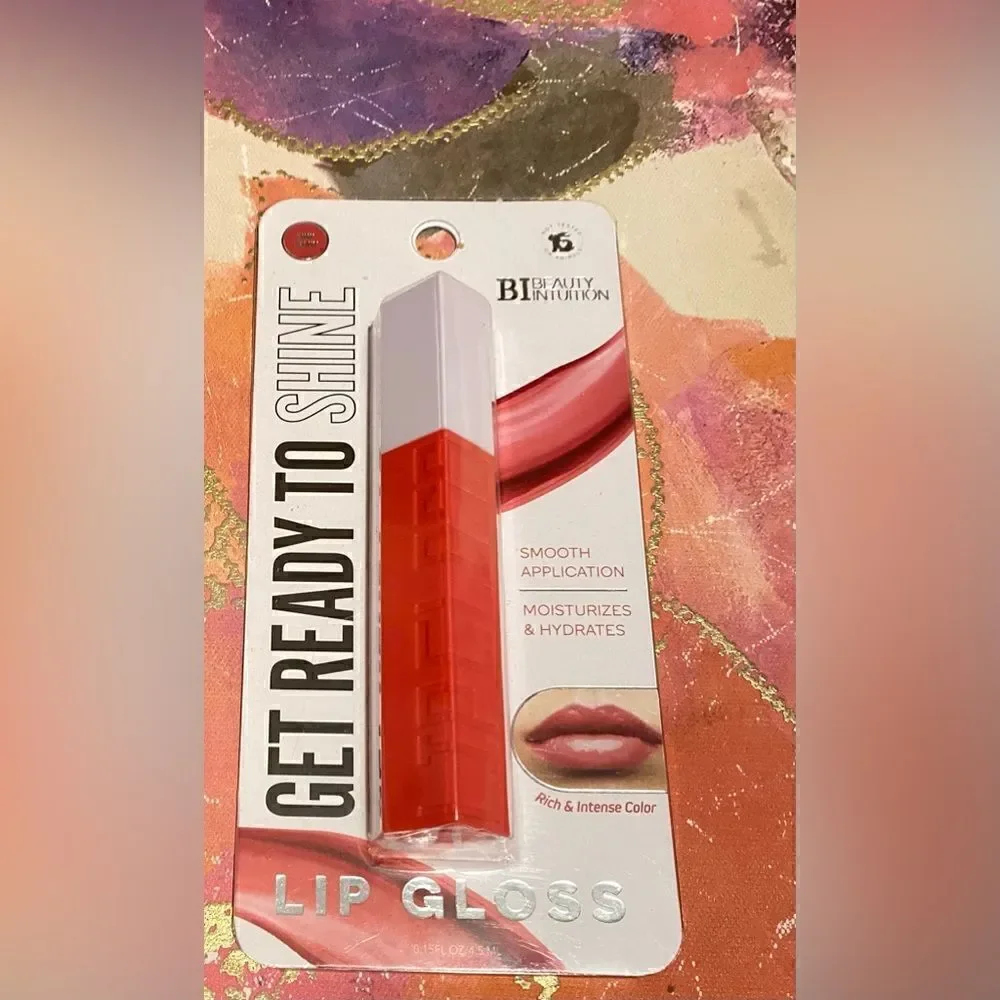 🛍️ 2 Beauty Intuition Pink Peony Lip Gloss 💄 & Big Curl Lashes Mascara💥